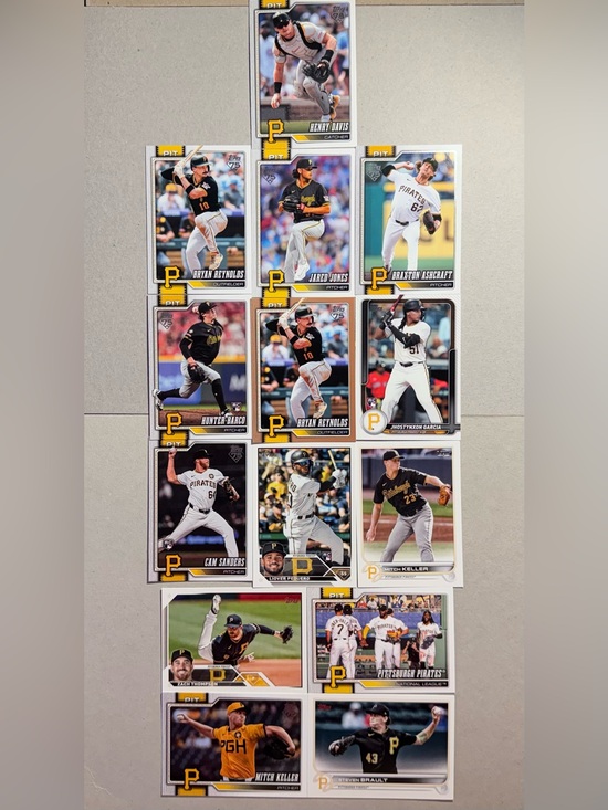 Topps Other - Pittsburgh Pirates Baseball Cards Lot of 14: NUMBERED Reynolds/Keller/Barco